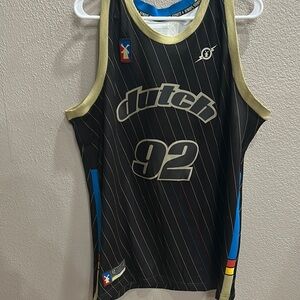 Black and Gold Dutch 92 Jersey